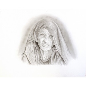 Imtiaz Ali, 14 x 20 Inch, Pointer Paper, Figurative Painting, AC-IMA-009